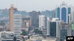 Une vue de Kampala, le 18 janvier 2021. (AFP / YASUYOSHI CHIBA)