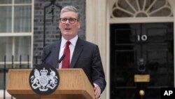 Keir Starmer, leader du parti travailliste et nouveau Premier ministre britannique.