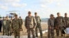 Azərbaycan və Qazaxıstan müdafiə nazirləri Zakir Həsənov və Ruslan Jaksılıkov (Mənbə: Müdadfiə Nazirliyi)