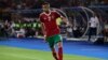Hakim Ziyech lors d'un match de CAN entre le Maroc et la Côte d'Ivoire, Egypte, le 28 juin 2019. (Photo JAVIER SORIANO / AFP)