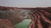 La mine d'uranium à ciel ouvert de Tamgak sur le site minier d'Areva Somair à Arlit, le 25 septembre 2013. Photo prise le 25 septembre 2013. (REUTERS / Joe Penney)