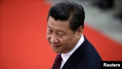 China's President Xi Jinping at the Great Hall of the People in Beijing, Dec. 23, 2014.