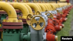 Подземное газовое хранилище в районе города Стрый. Украина. 