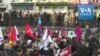 Retraites- début de la manifestation à Paris