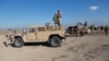 Unidades del ejército iraquí son emplazadas durante operaciones militares de la Séptima Brigada del ejército de Irak en la provincia de Anbar. Dic. 29 de 2019. AP/Nasser Nasser.