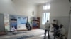 A Muslim scholar holds services and teaches online as worshippers connect from home during the coronavirus lockdown, April 19, 2020. (Timothy Obiezu/VOA)