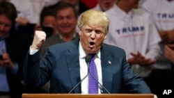 Các cuộc thăm dò mới nhất cho thấy ông Trump đang dẫn đầu các đối thủ trong Đảng Cộng hòa.