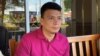 Marlon Fonseca, activista nicaragüenses liberado de prisión después de aprobarse una ley de amnistía.
