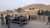 A police checkpoint near Pul e Khumri, 107 kilometers south of Kunduz, Afghanistan, which was attacked by Taliban forces earlier this month.