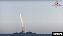 Испытание гиперзвуковой ракеты «Циркон»