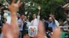 Ông Juan Guaido trong một cuộc tuần hành.