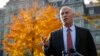 ARCHIVO - Marc Short, principal asistente del vicepresidente Mike Pence, habla con la prensa afuera de la Casa Blanca, el 19 de noviembre de 2019. AP/Patrick Semansky. 